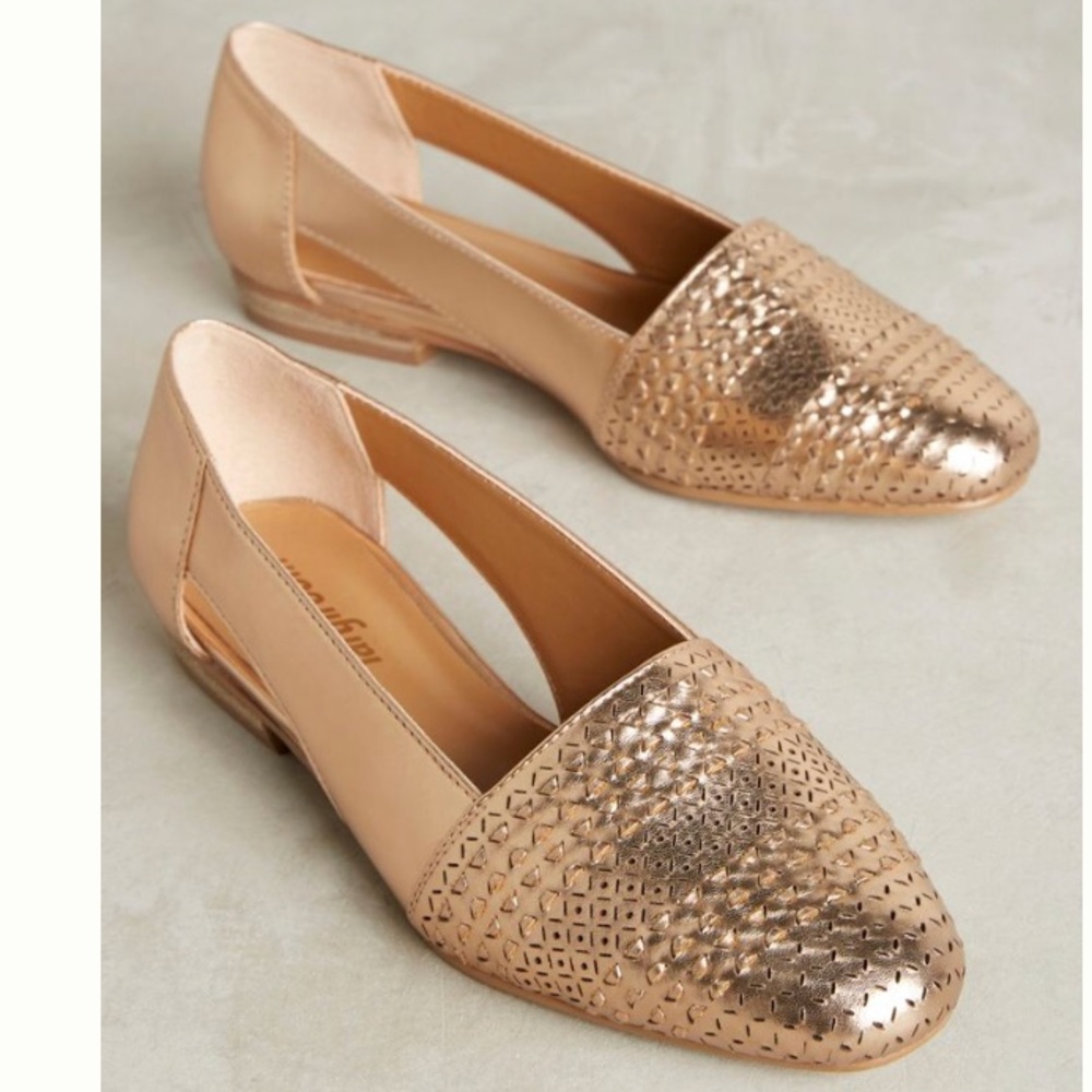 NWB Anthropologie Farylrobin Leslie Flats, size 8